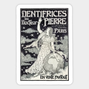 Advertisement for Dr. Pierre's Dentifrices Sticker